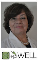 Dr. Azira-Nieto with epiWELL Logo